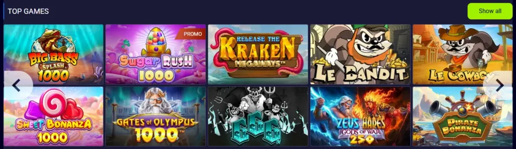 Fairpari online casino Slovenija – ponudba iger